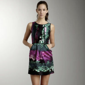 Laundry by Shelli Segal Printed Silk Dress Size 6